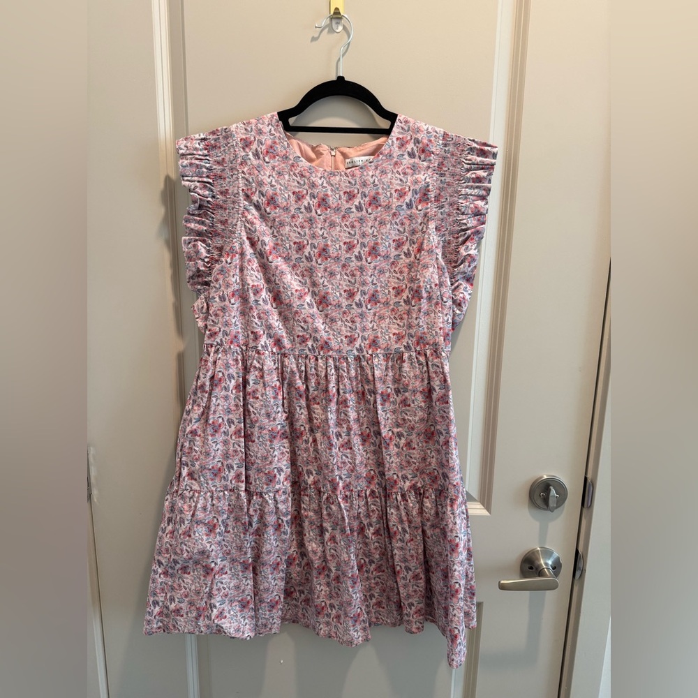 English Factory ruffle babydoll dress